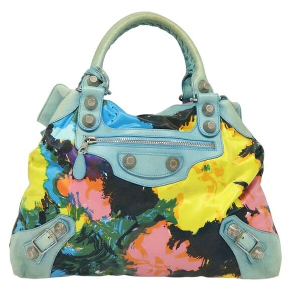 Balenciaga Giant Mini City Multicolour Nylon Handbag (Pre-Owned) - Picture 1 of 16